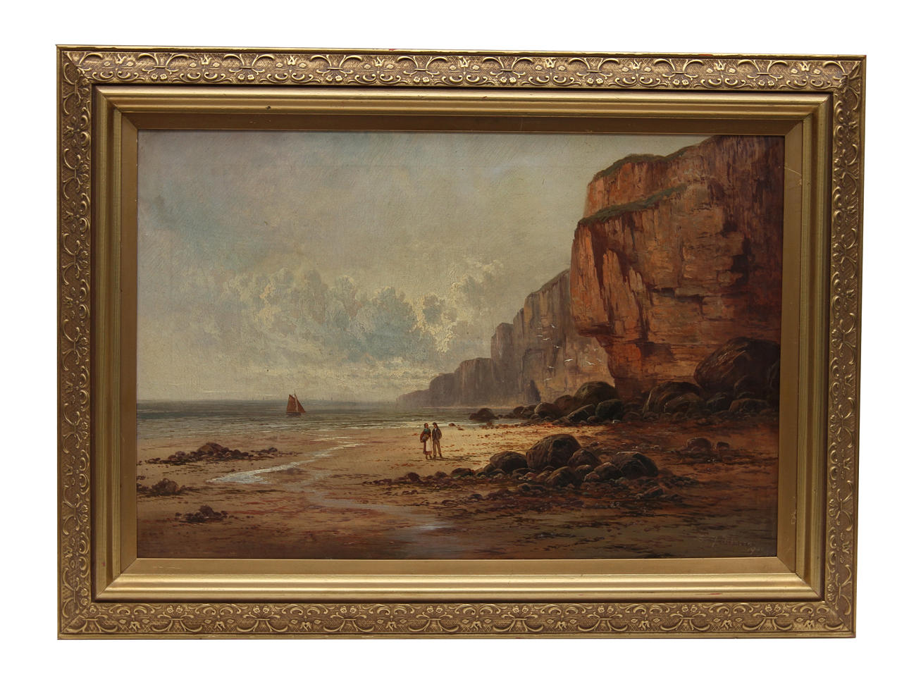 SYDNEY YATES JOHNSON. Olja på duk, sign.