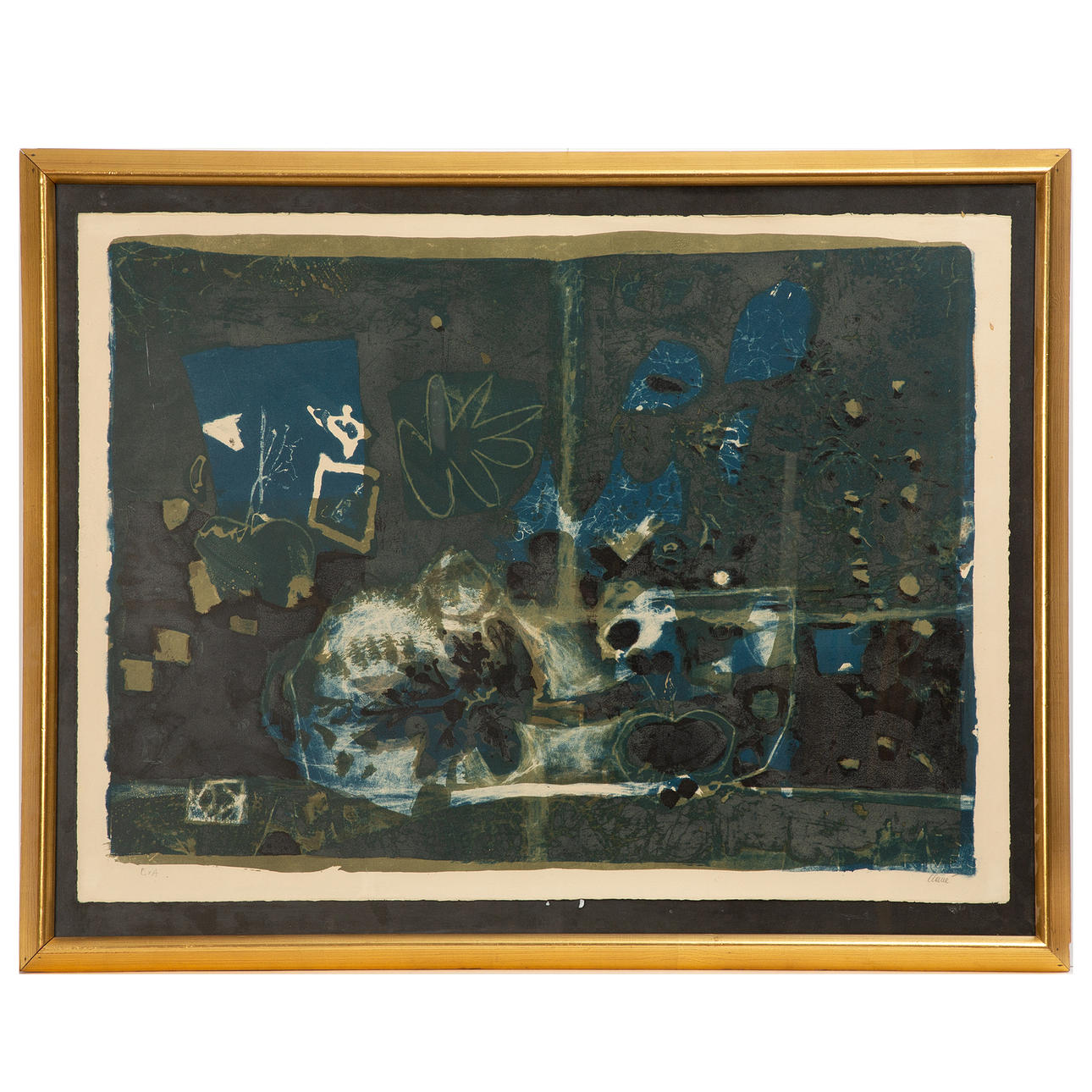 ANTONI CLAVÉ. Color lithograph, signed, EA.