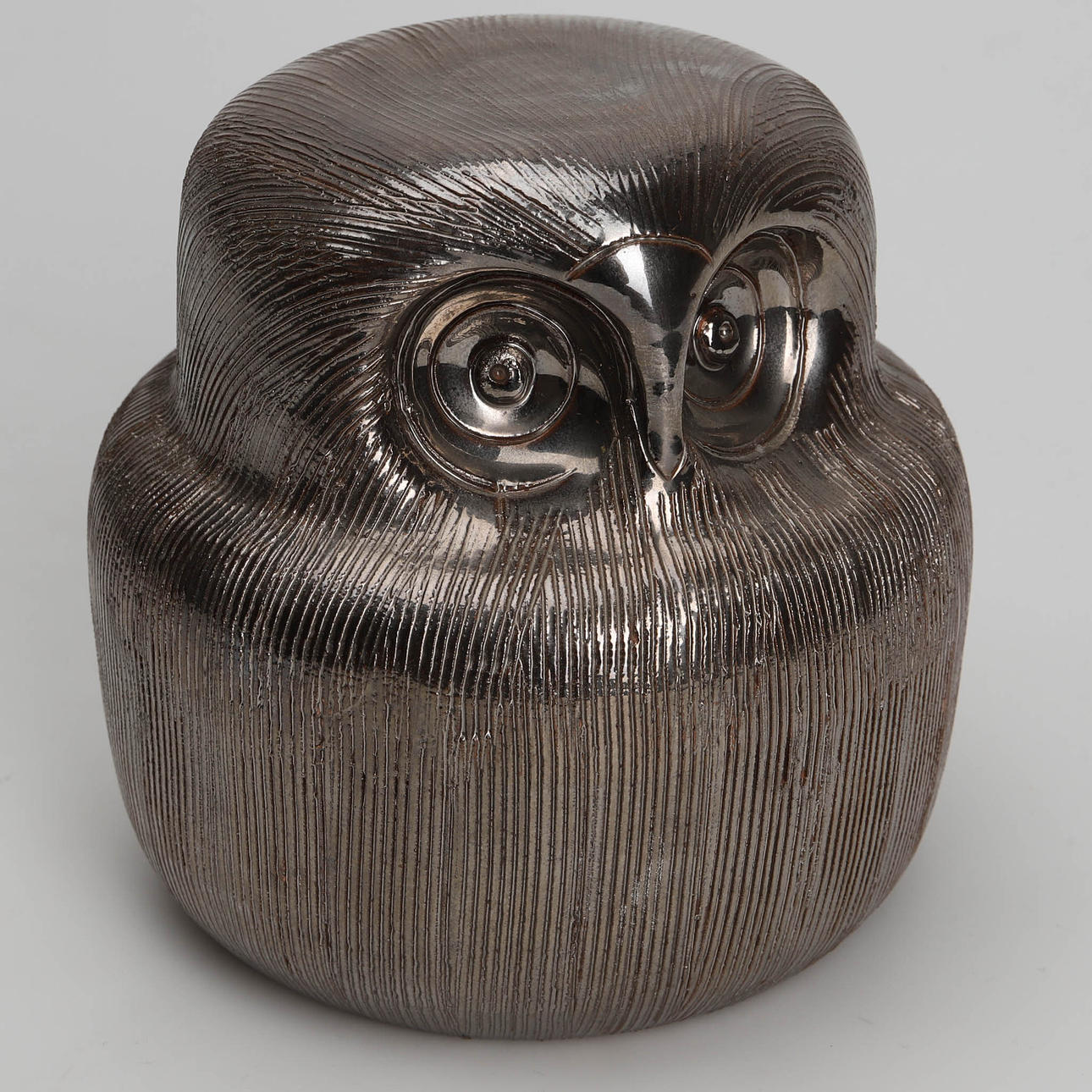 FIGUR, Eule, Steingut, Aldo Londi für Bitossi, Italien.