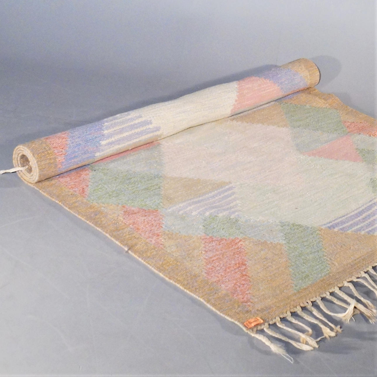 ANNA-JOHANNA ÅNGSTRÖM. rug, bed sheet, signed Å.