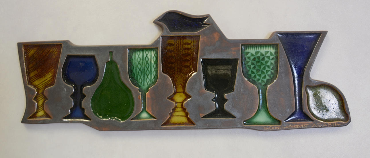 GUNVOR OLIN GRÖNQVIST. Väggrelief, Arabia.