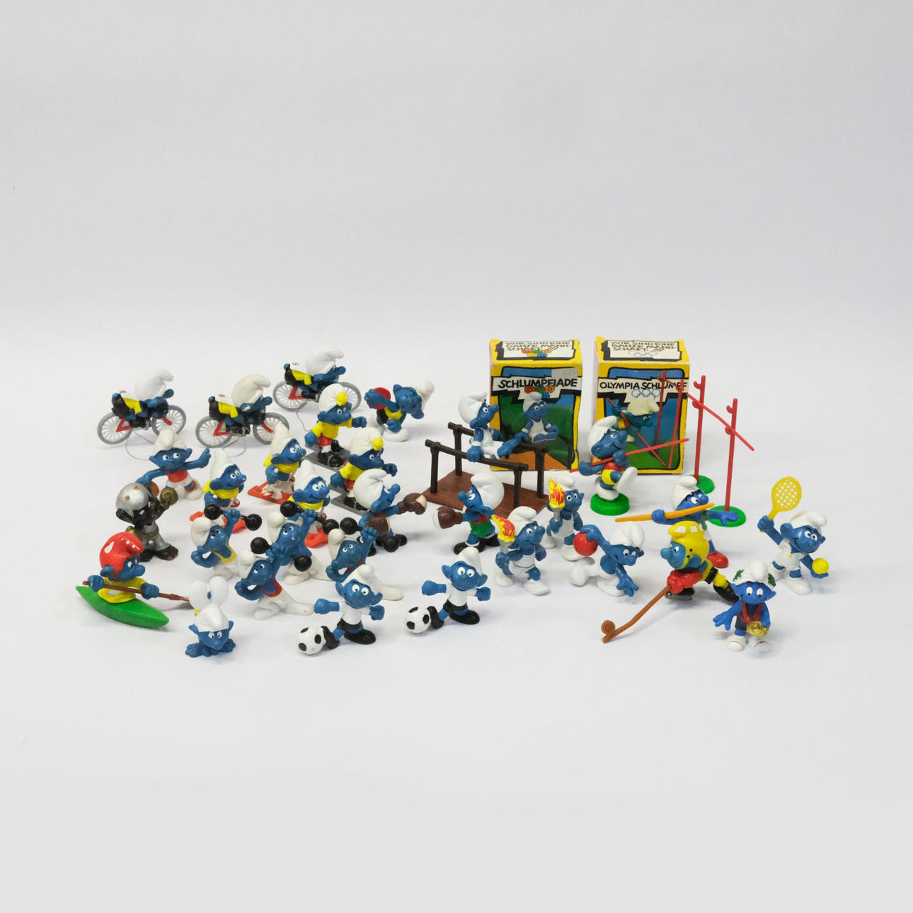 FIGURAS PITUFOS, 30 PIEZAS.