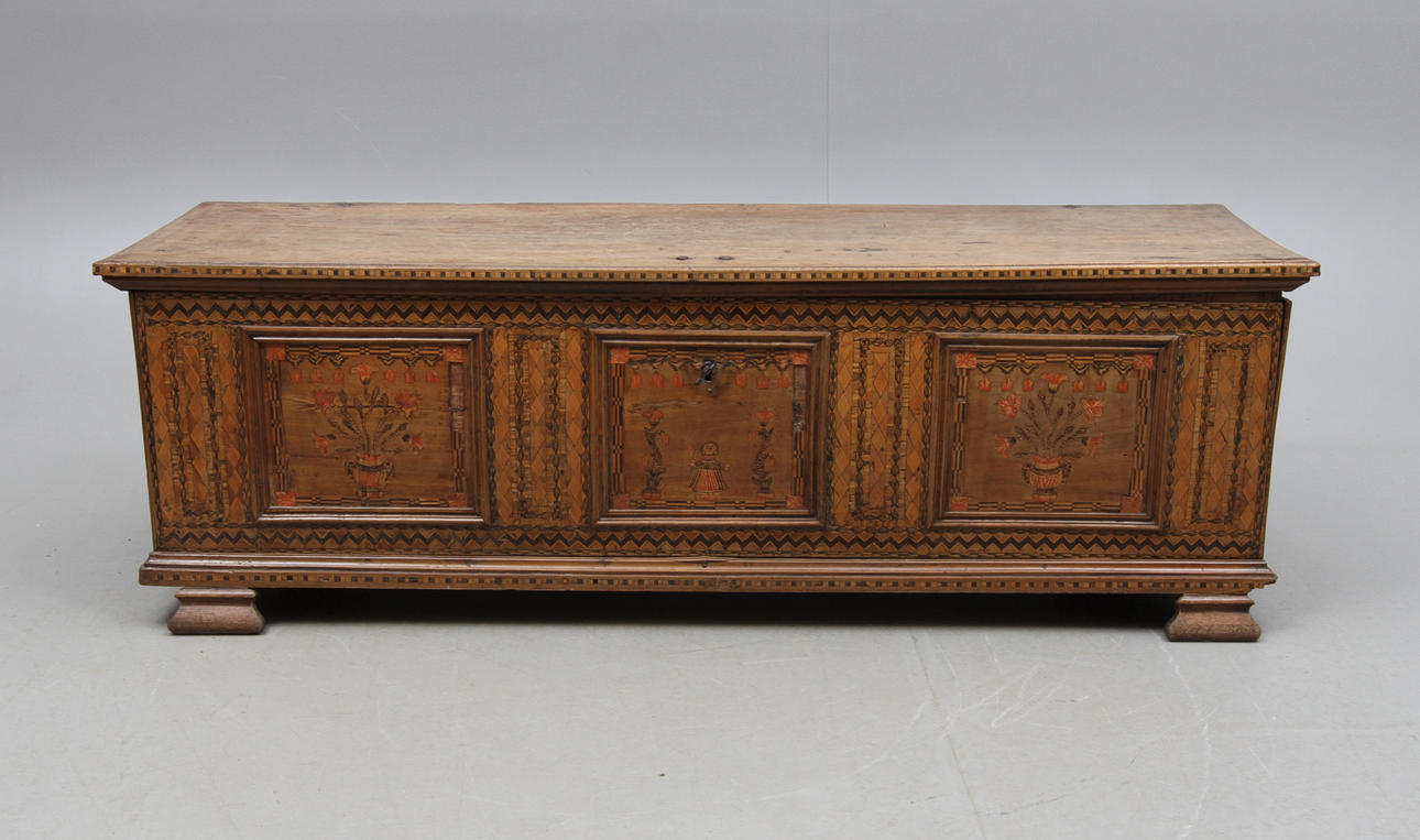 CASSONE, troligen Sydeuropa,16/1700-tal.