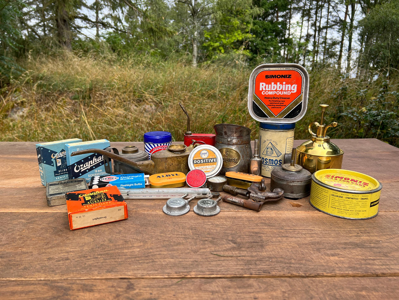 TIN CANS MM, A Collection, smaller models, 1900s.