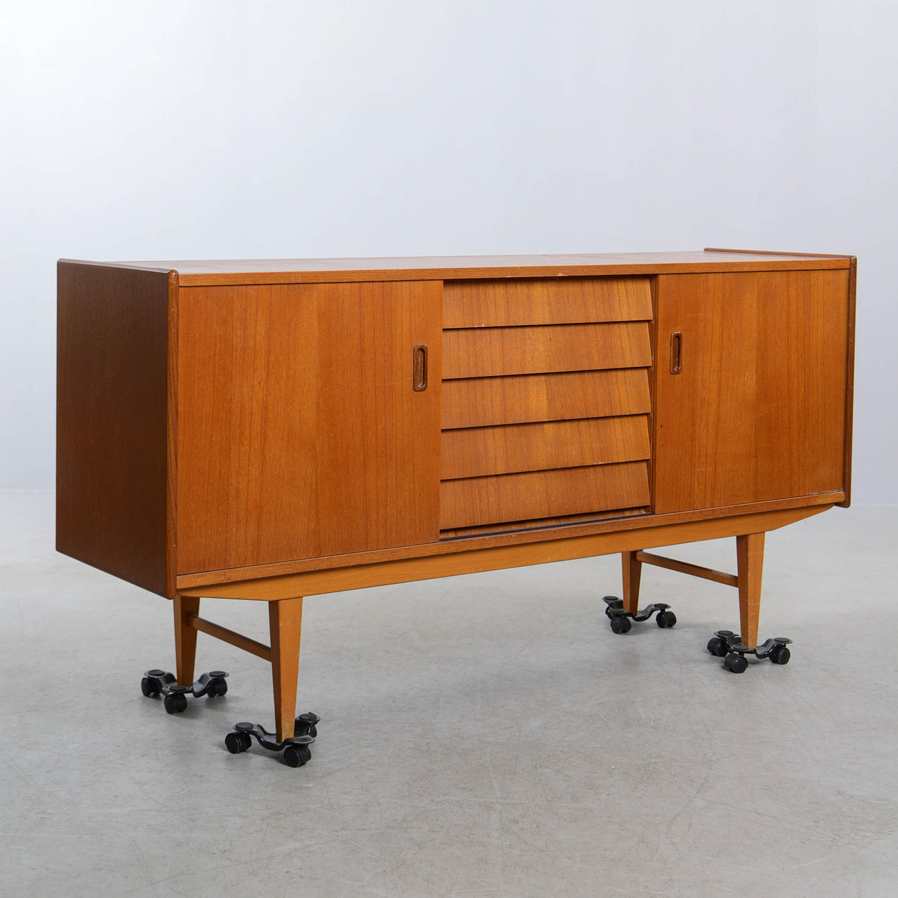 SIDEBOARD, teak, 1960s.