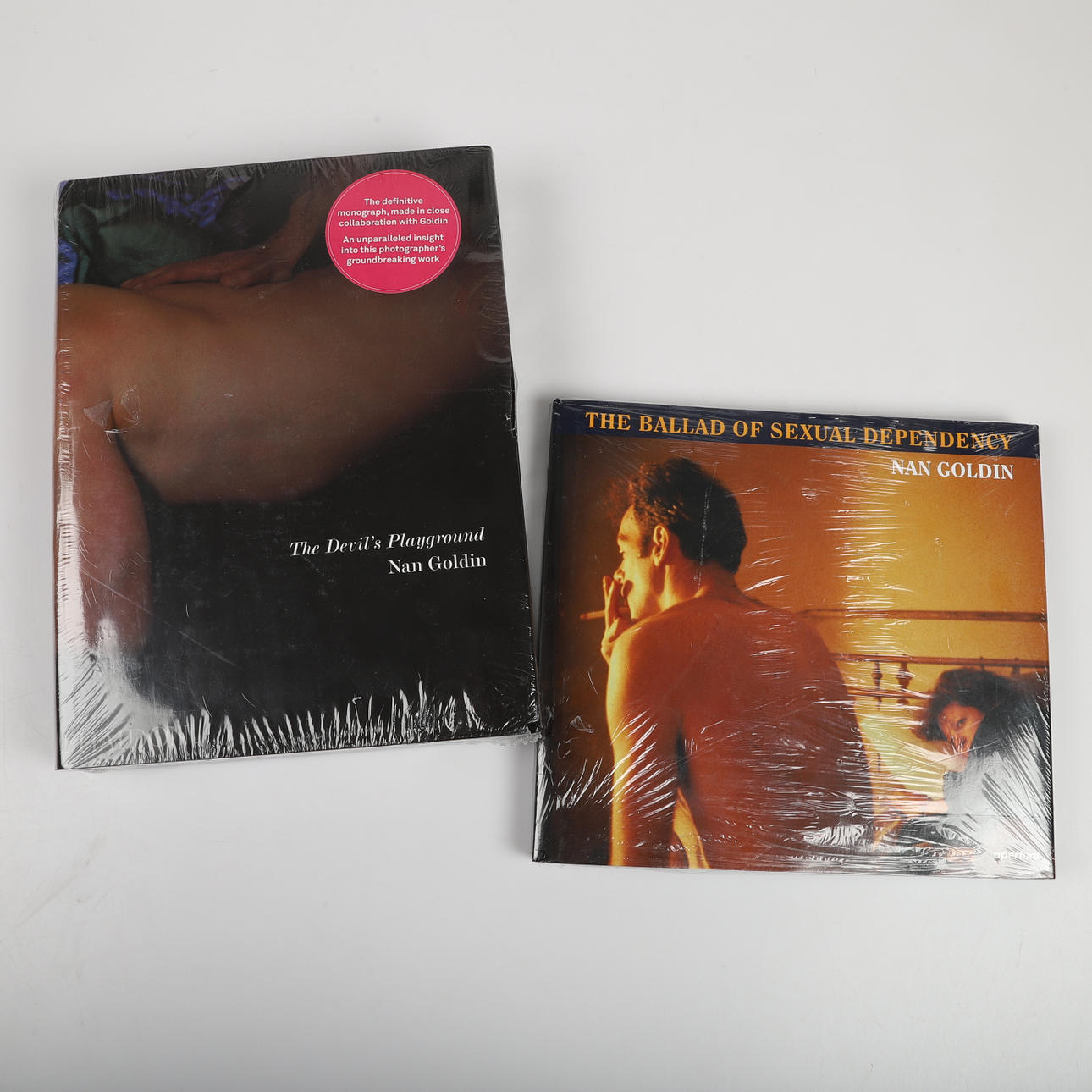 NAN GOLDIN. Photo books, 2 pieces, 