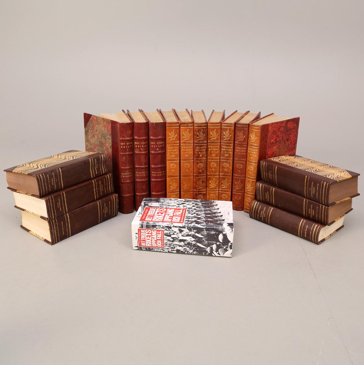 BÖCKER OM FÖRSTA OCH ANDRA VÄRLSKRIGET, 15 st, Winston Churchill.