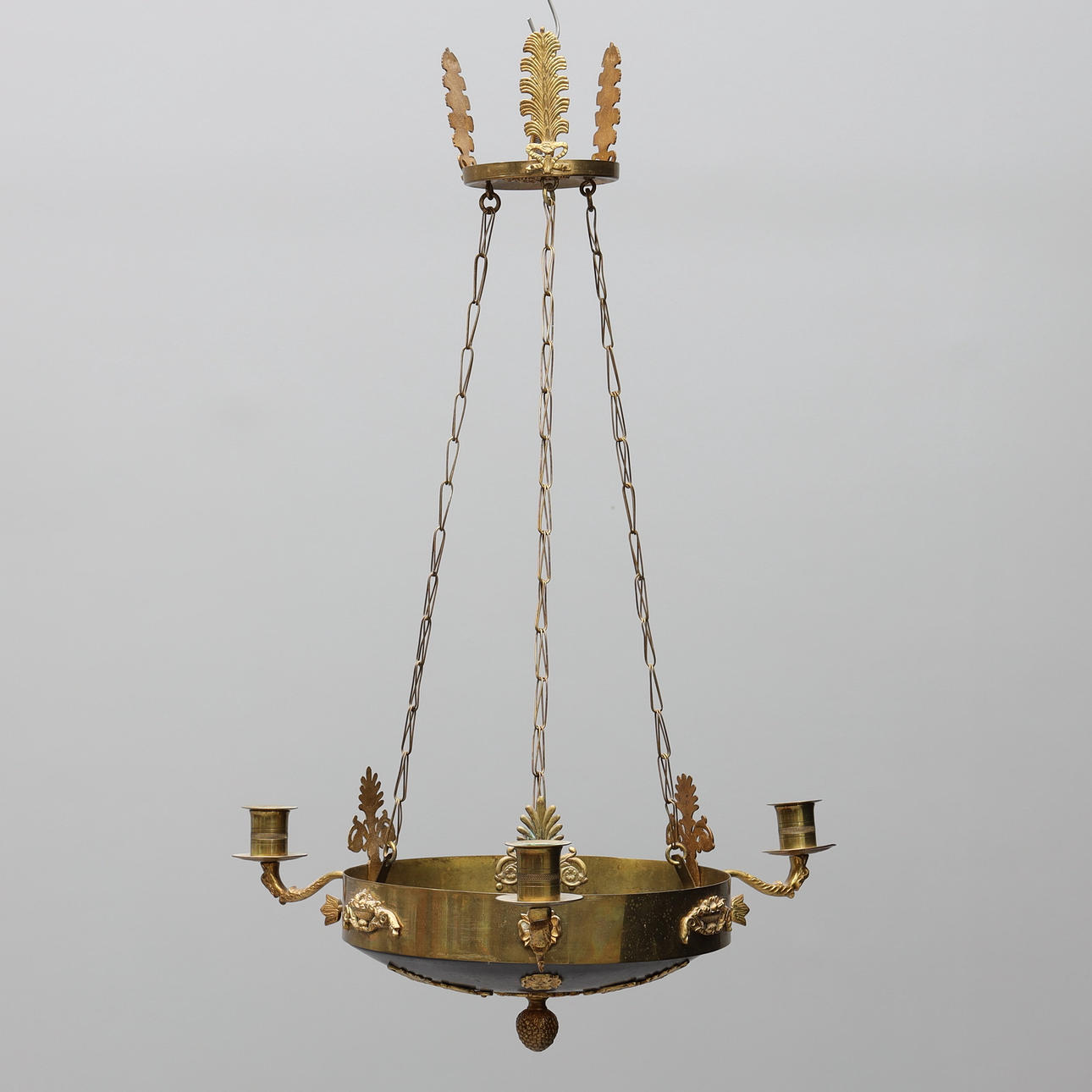 AMPEL / CEILING AMPEL, empire, 20th century.