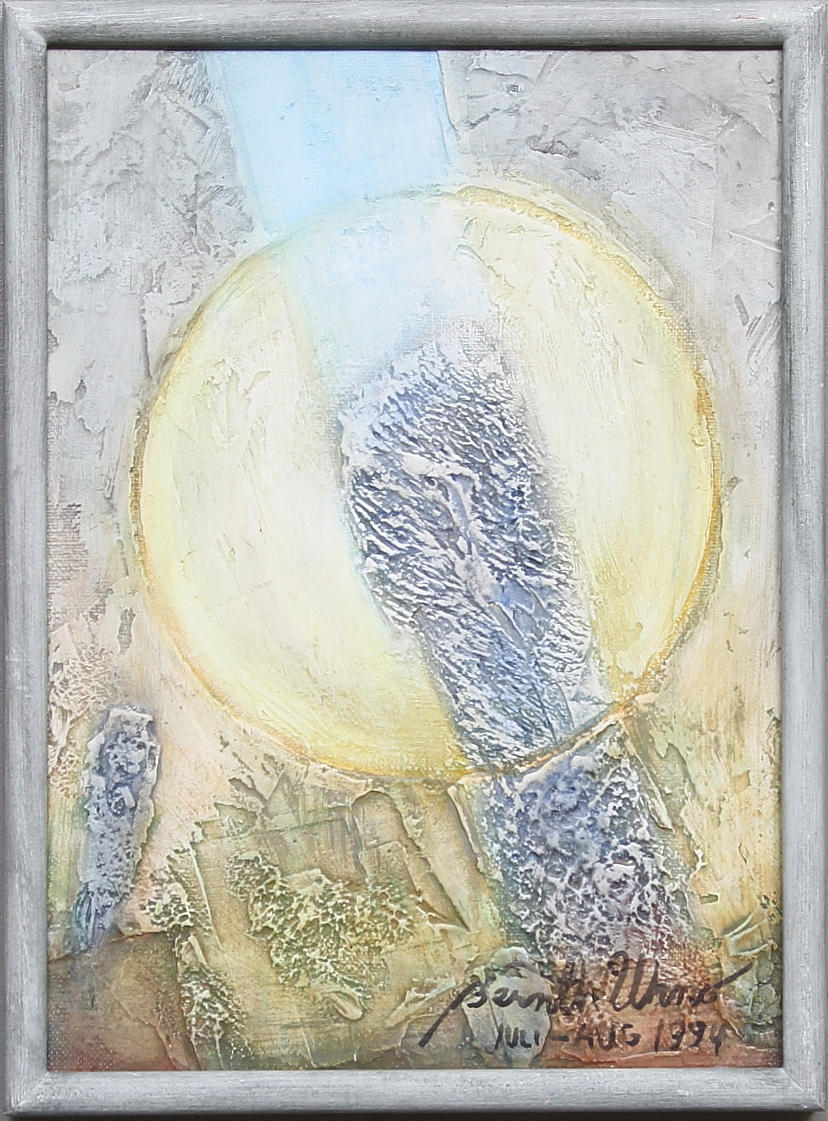 BERTH UHNO. Olja på duk. Signerad och daterad Juli-Aug 1994.