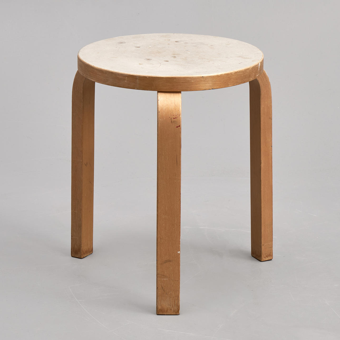 ALVAR AALTO. Stool, model '60'.