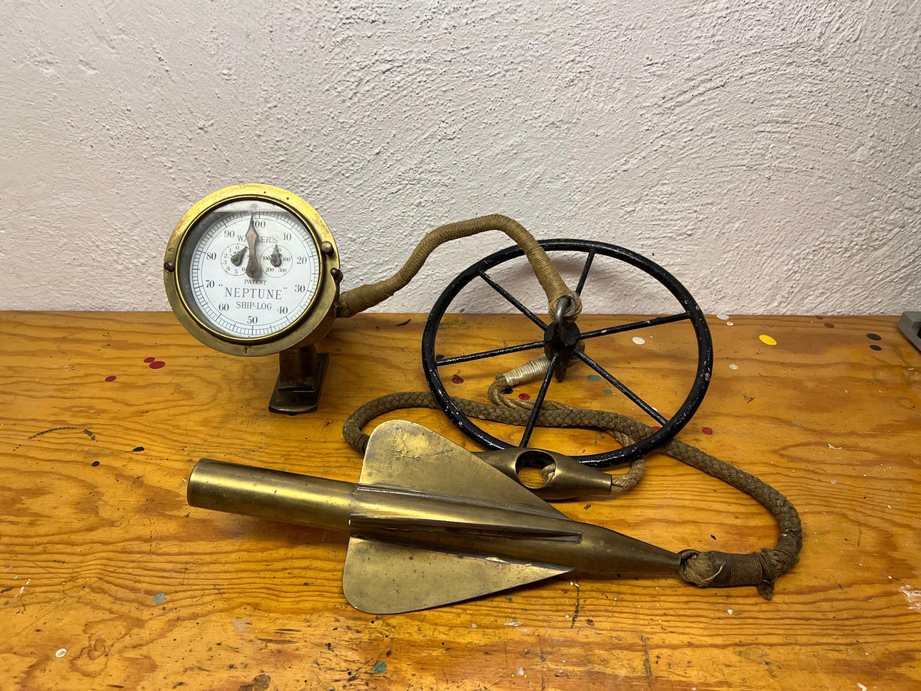 SCHIFFSLOG, Walker's, Modell „Neptune“, USA, erste Hälfte des 20. Jahrhunderts.