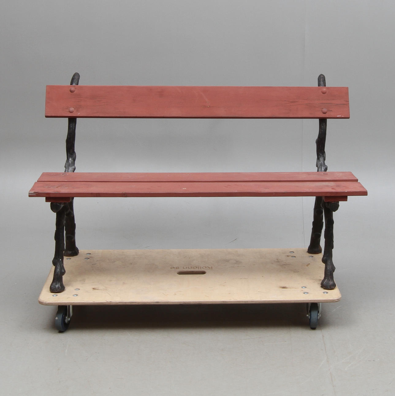 TRÄDGÅRDSBÄNK, gjutjärn, 1900-tal.