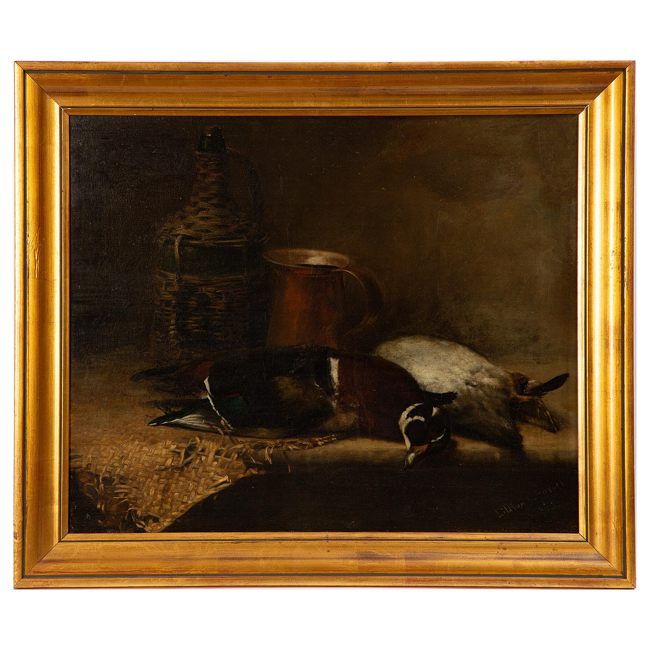 LILLIAN C HARPEL. Oil on Board, signed.