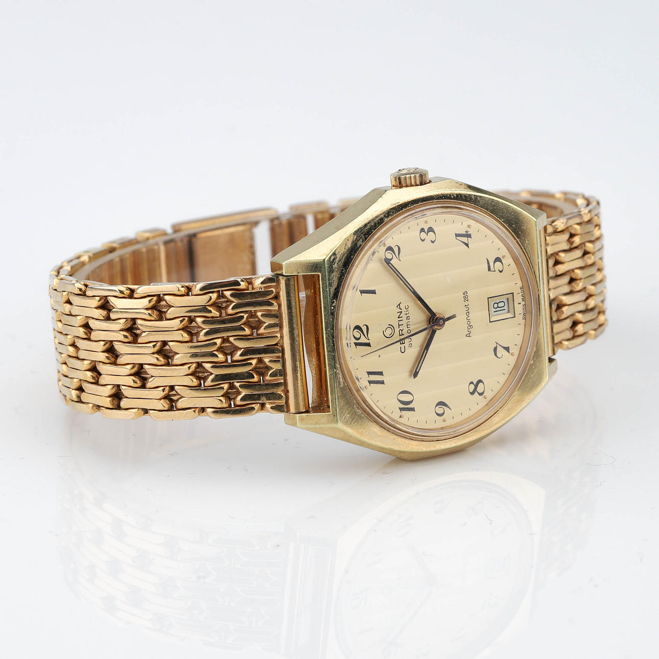 CERTINA, wristwatch, Argonaut 285, double, automatic, 1970s.