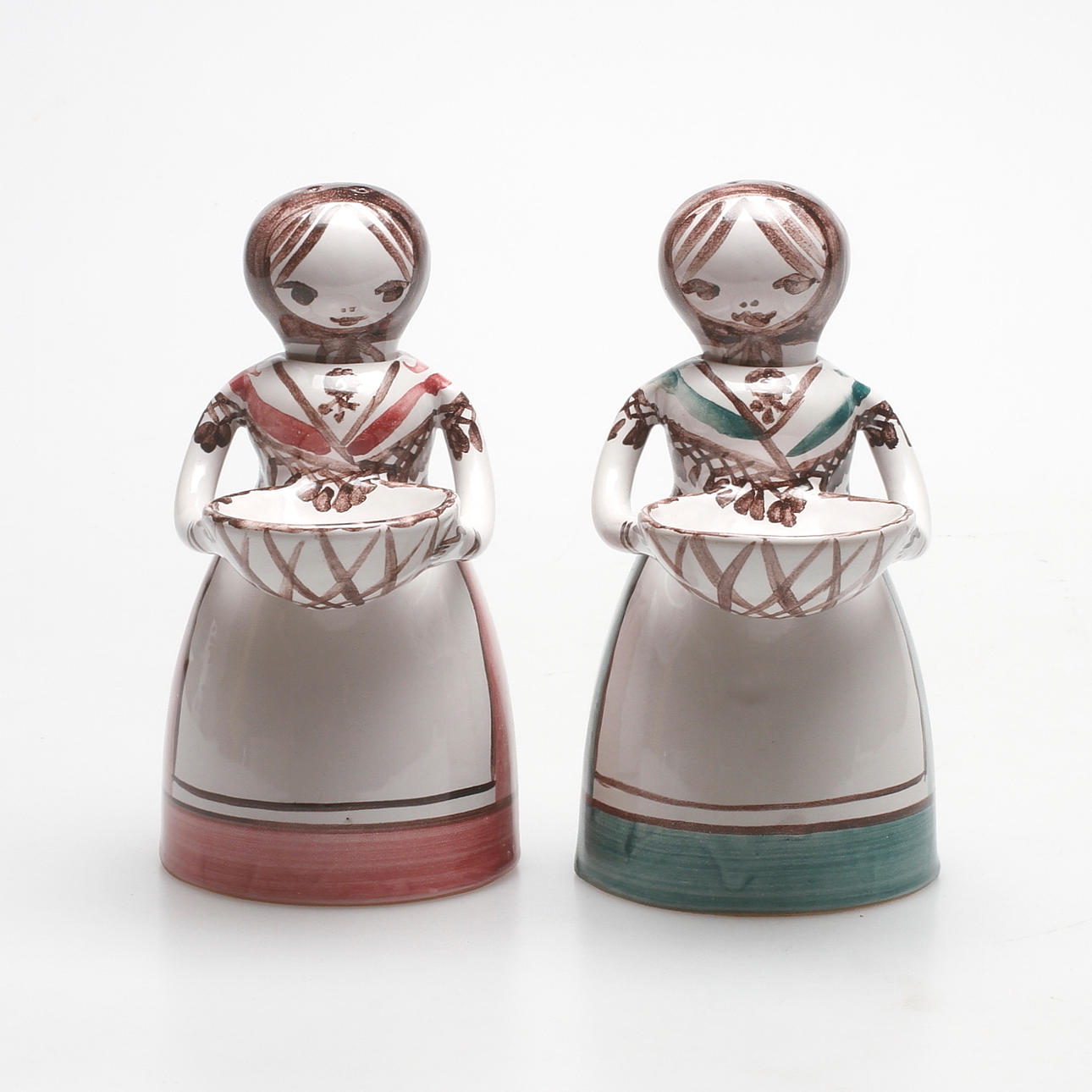 KARAFFER, 2 st, keramik, Lars Syberg, Danmark.