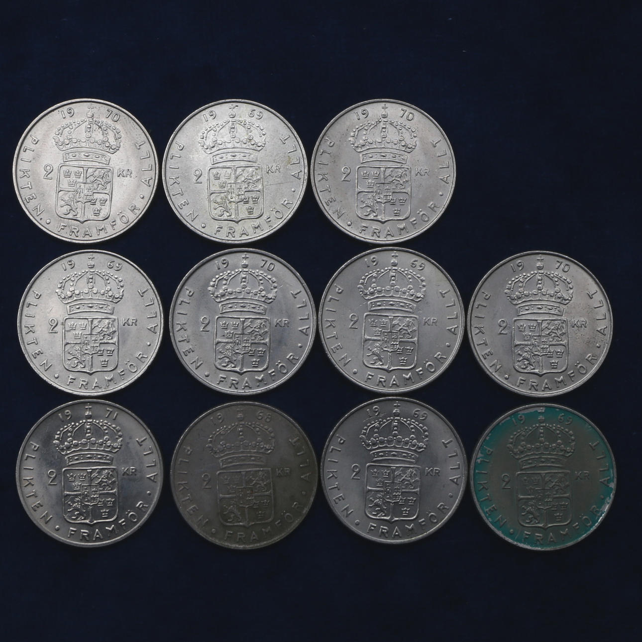 PARTI SVENSKA MYNT, 19-2000-tal.