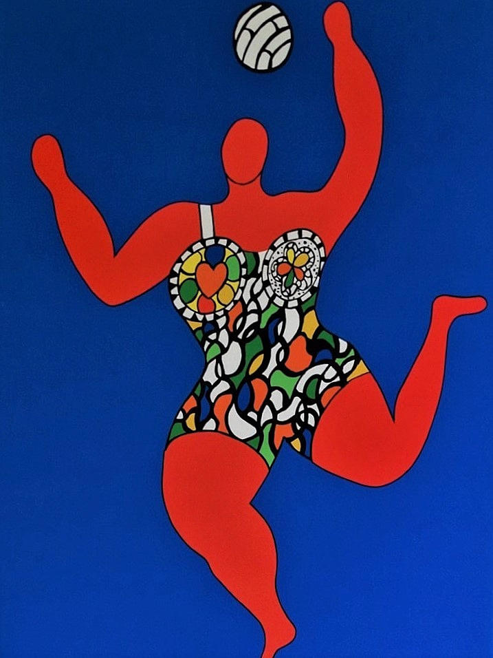 NIKI DE SAINT PHALLE. Volleybal, offset.