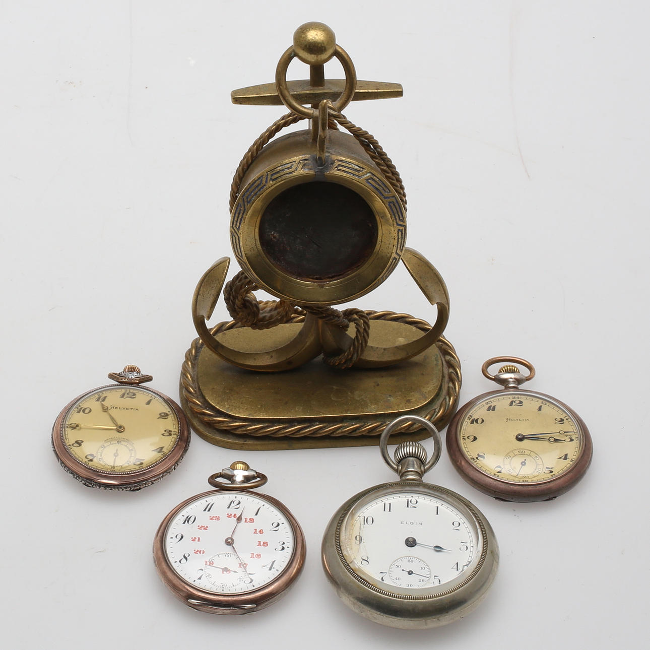 FICKUR, 4 st, samt FICKURSSTÄLL, 18/1900-tal.