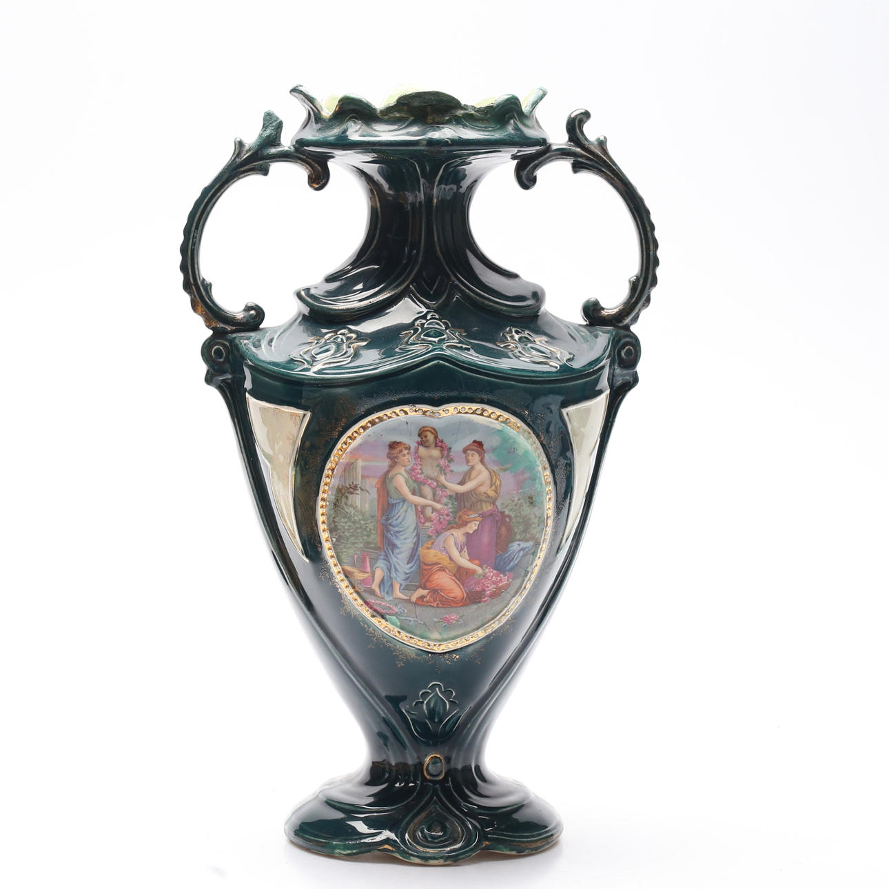 VASE, ceramics, Art Nouveau.