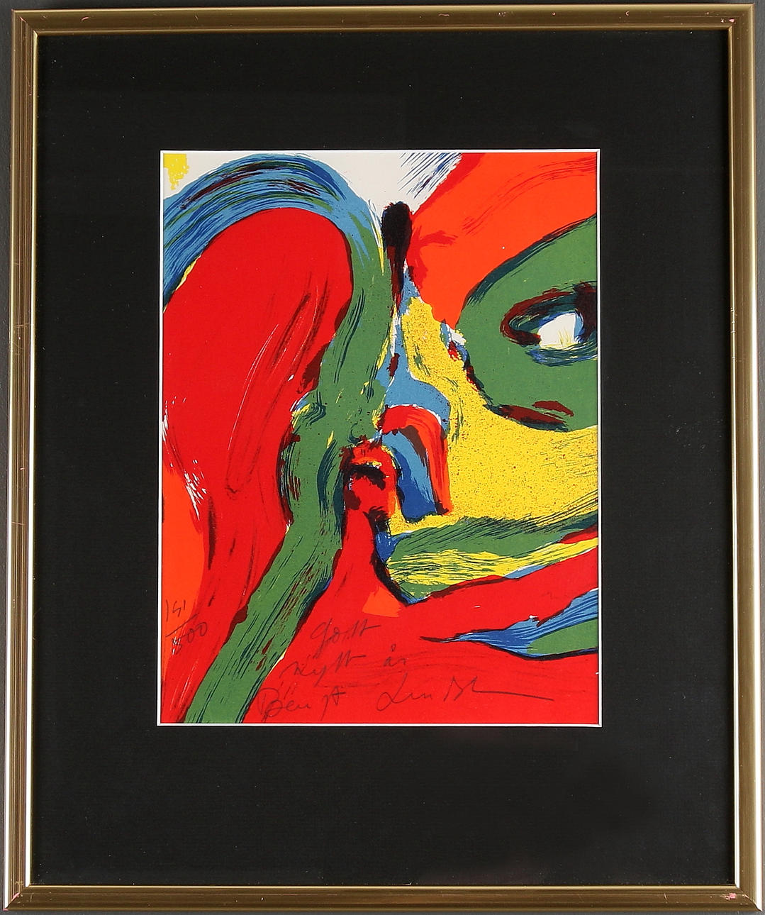 BENGT LINDSTRÖM. Litografi, signerad och numrerad 141/500. 19/2000-tal.