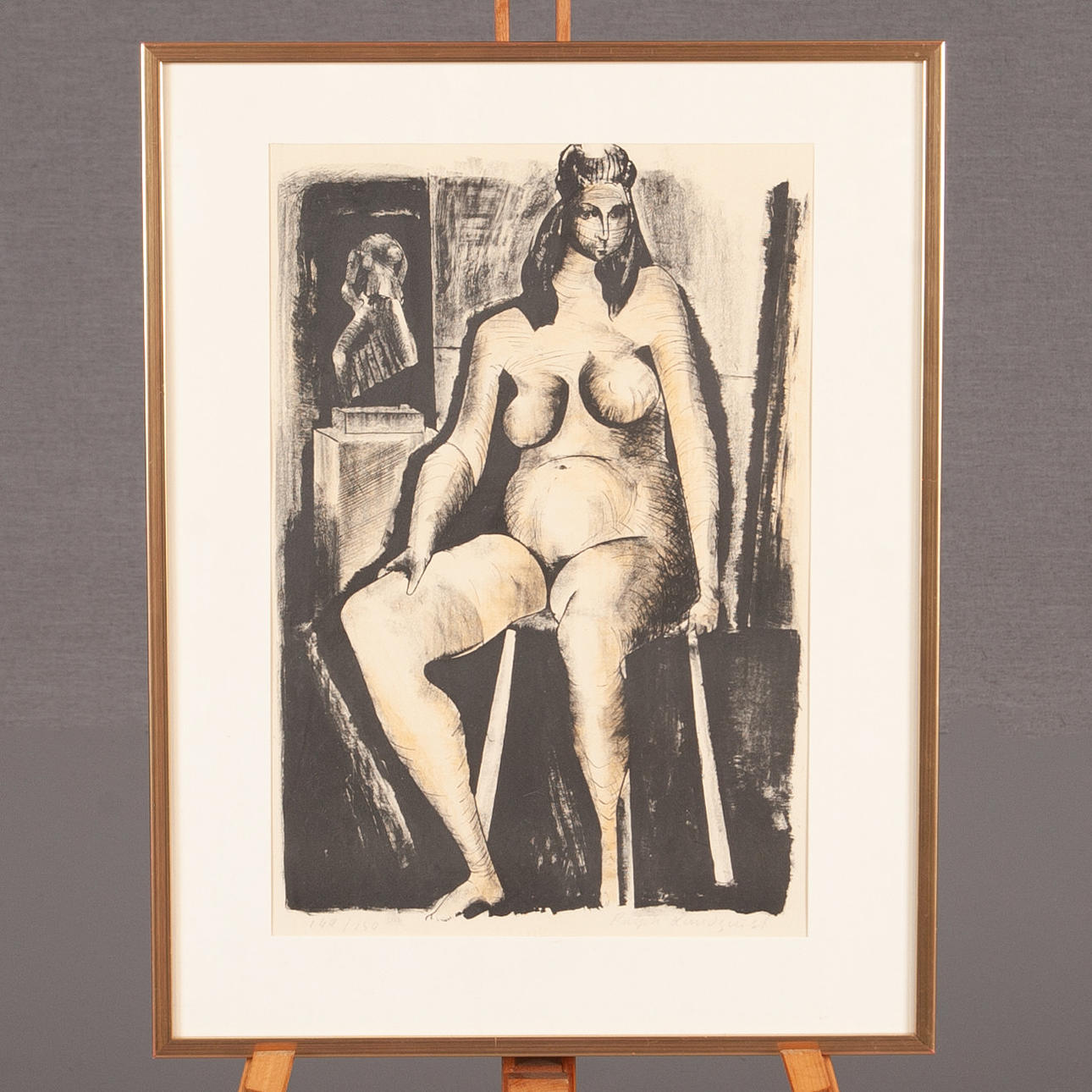 RALPH LUNDQUIST. Lithograph.