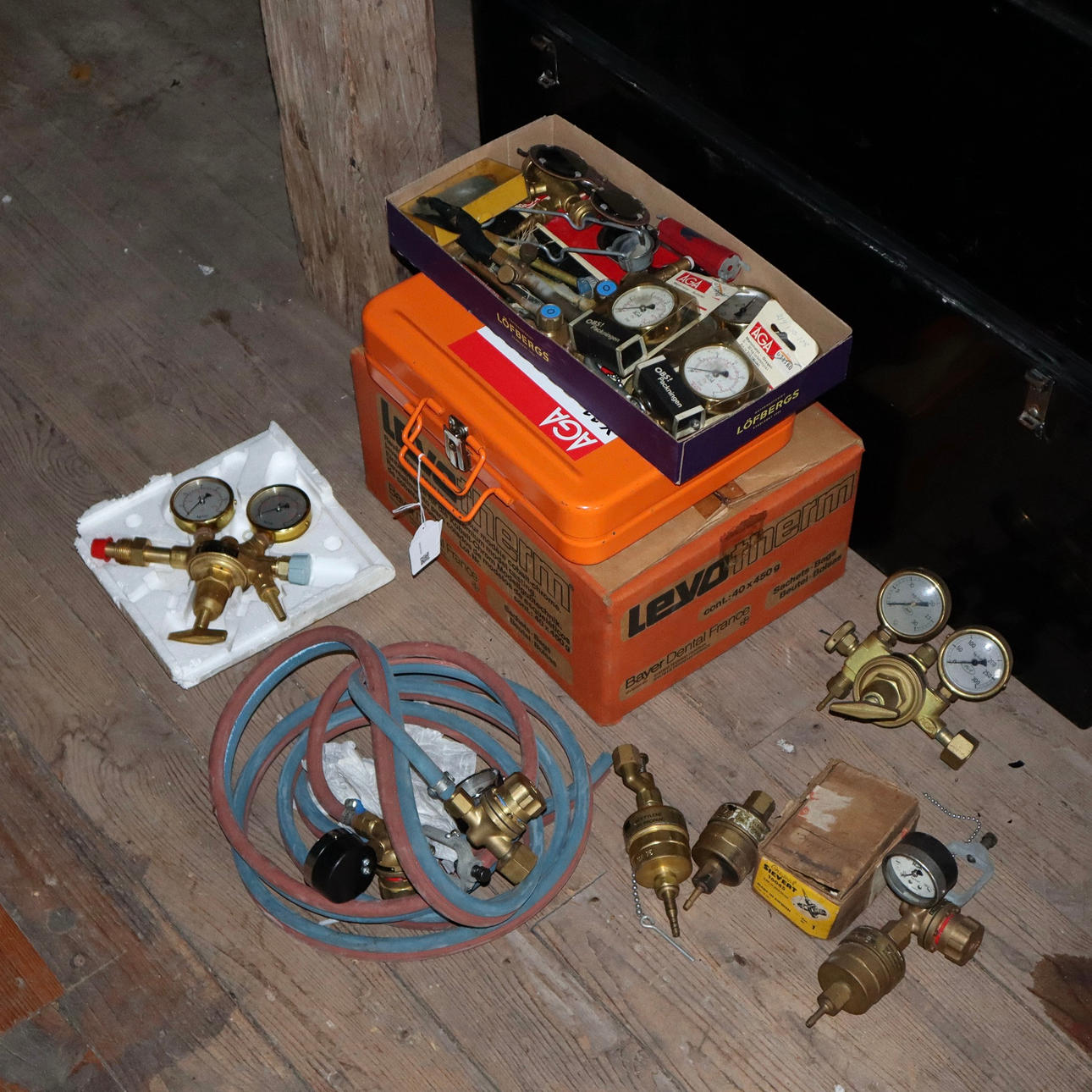 GASSVETS, med tillbehör, AGA.