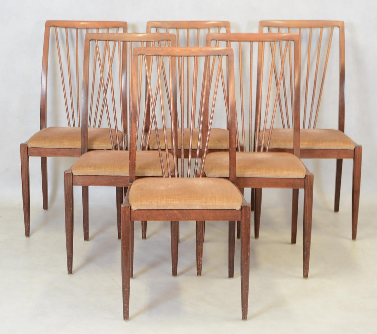 STOLAR, 6 stycken, 1960/70-tal.