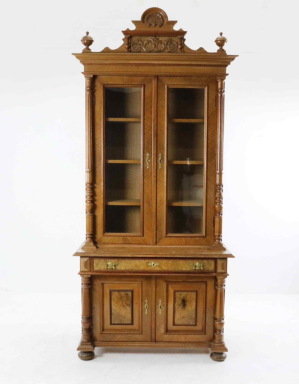 BOOKCASE, Neo-Renaissance, late 1800s.