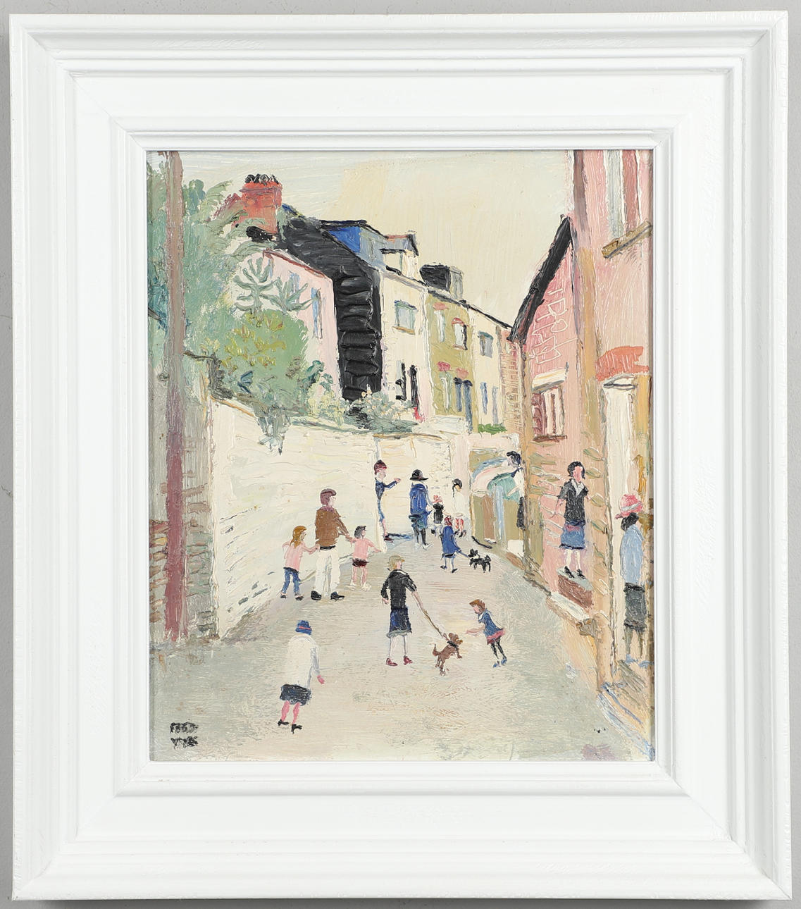 FRED YATES (1922-2008). MEVAGISSEY.
