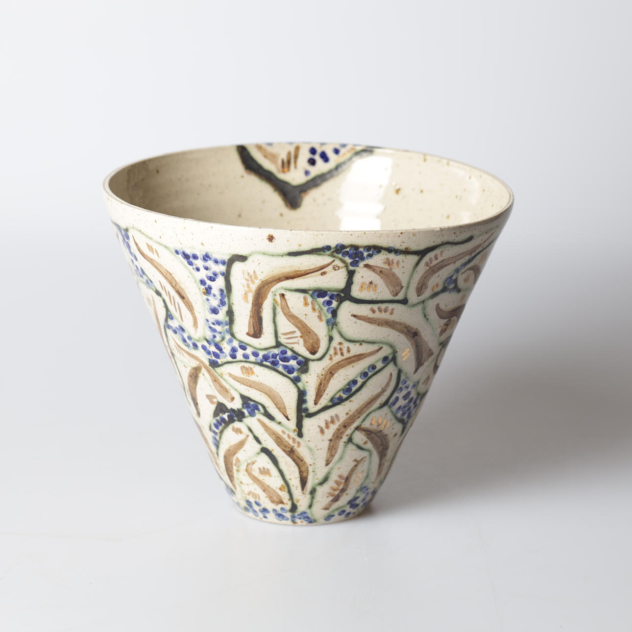 MAY-ANNE JOSLIN. vase, stoneware, signed.