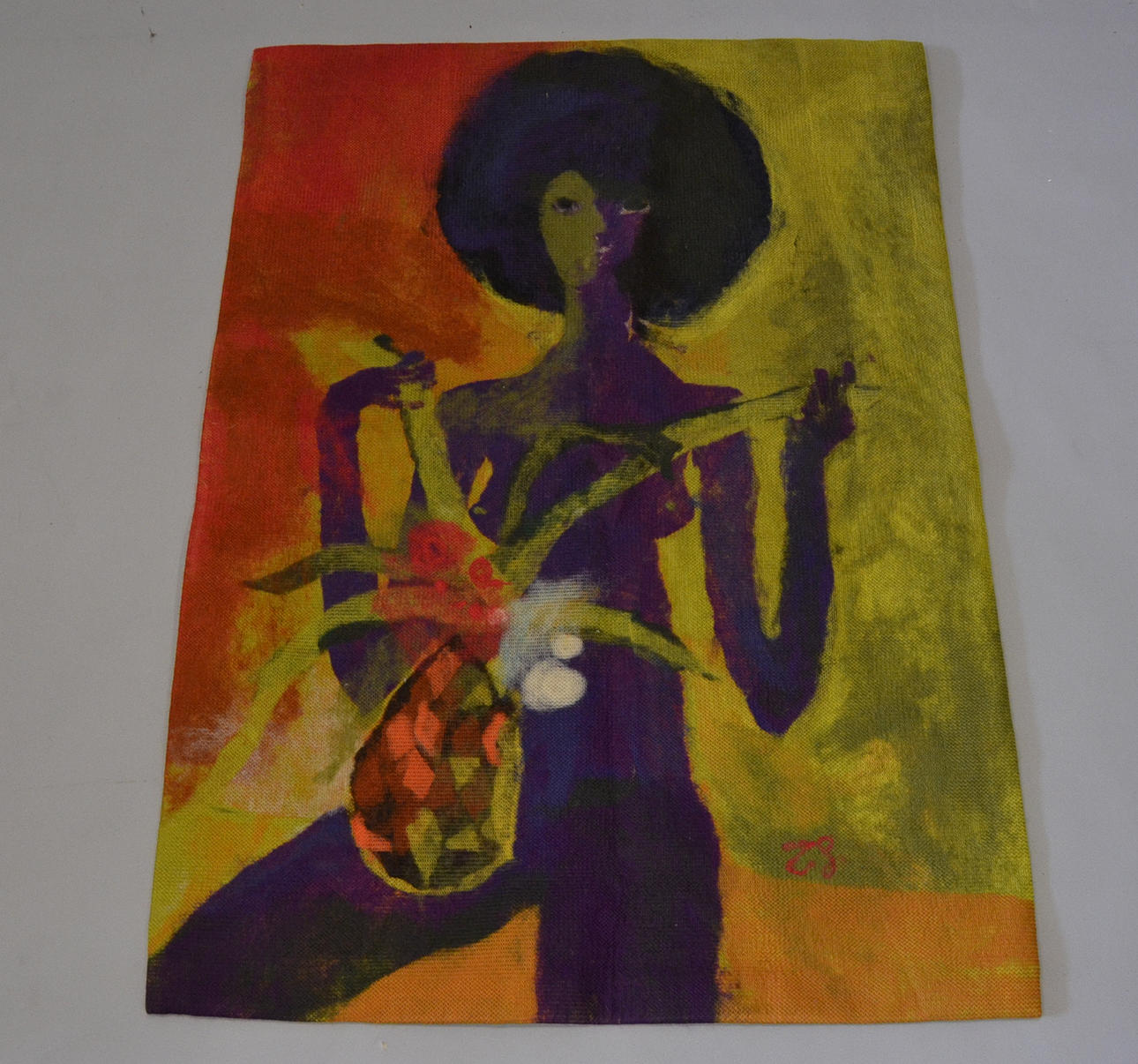 ZOIA SCHMITTER. ananas väggbonad.