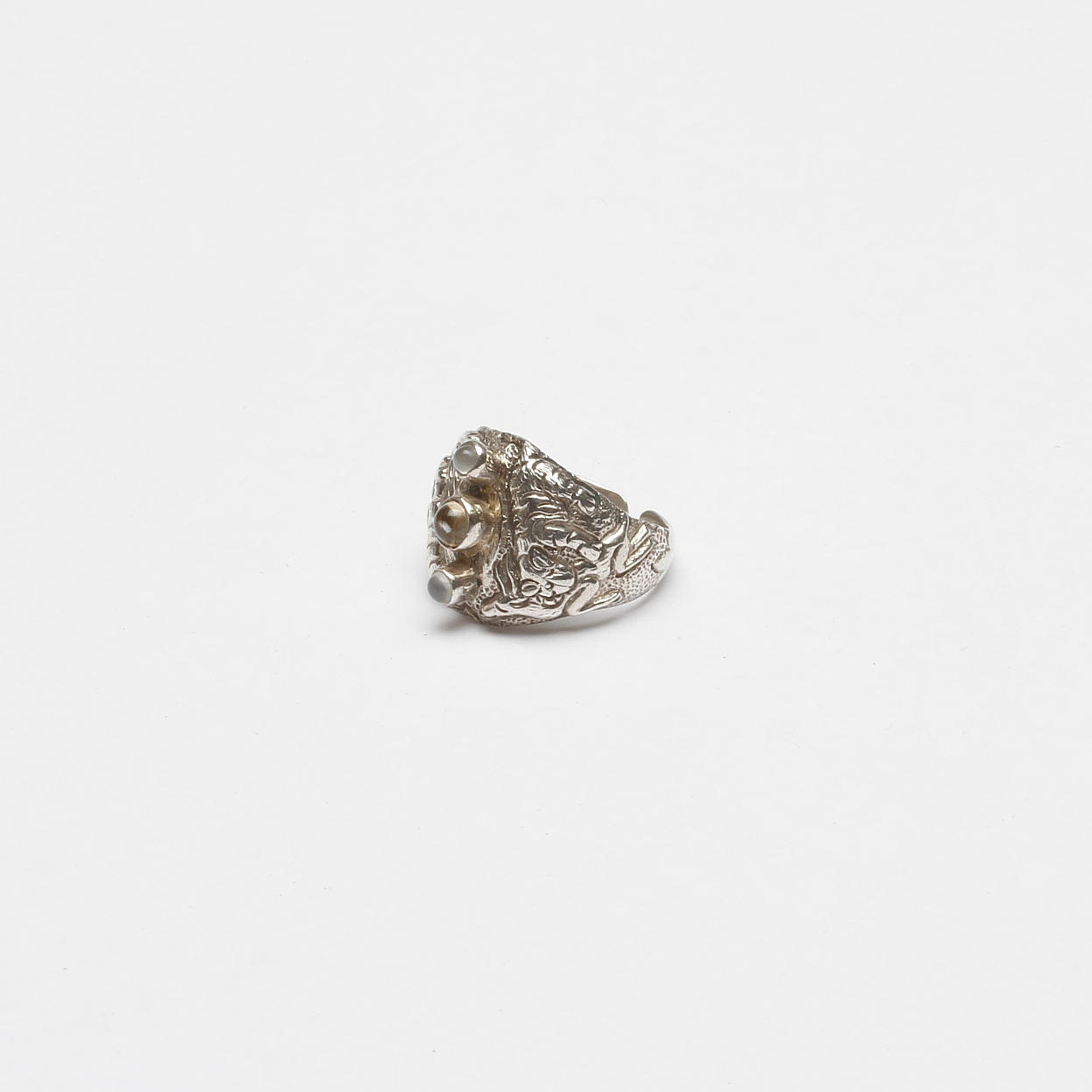 RING, silver, orientalisk, 1900-tal.