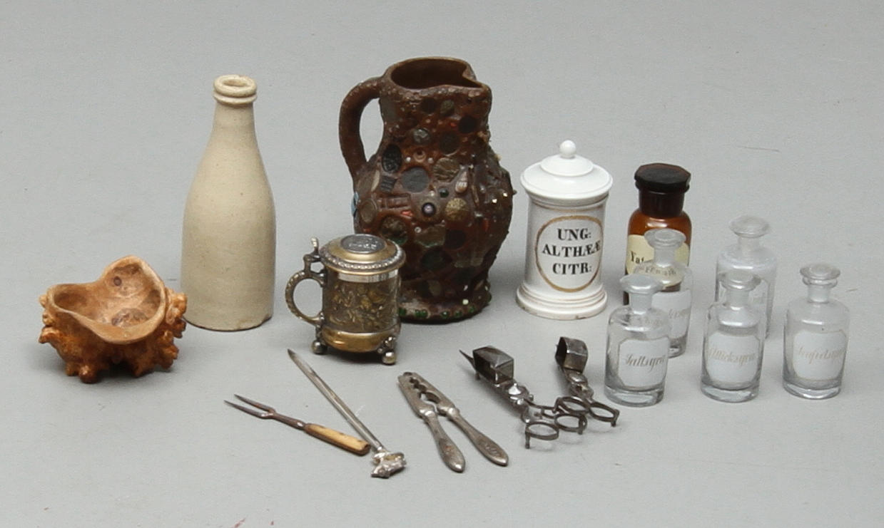 PARTI DIVERSE, 16 delar, 1800/1900-tal.