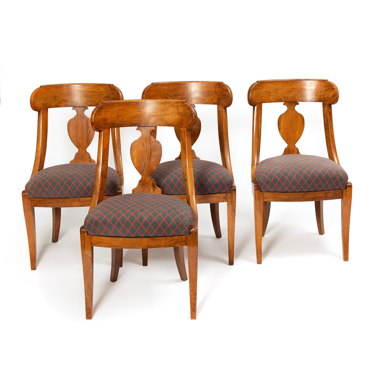 CHAIRS, four pieces, Karl Johan.