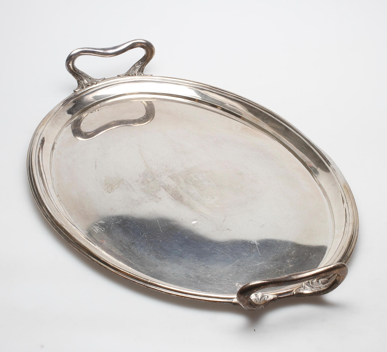 BRICKA, nysilver, 1900-tal.