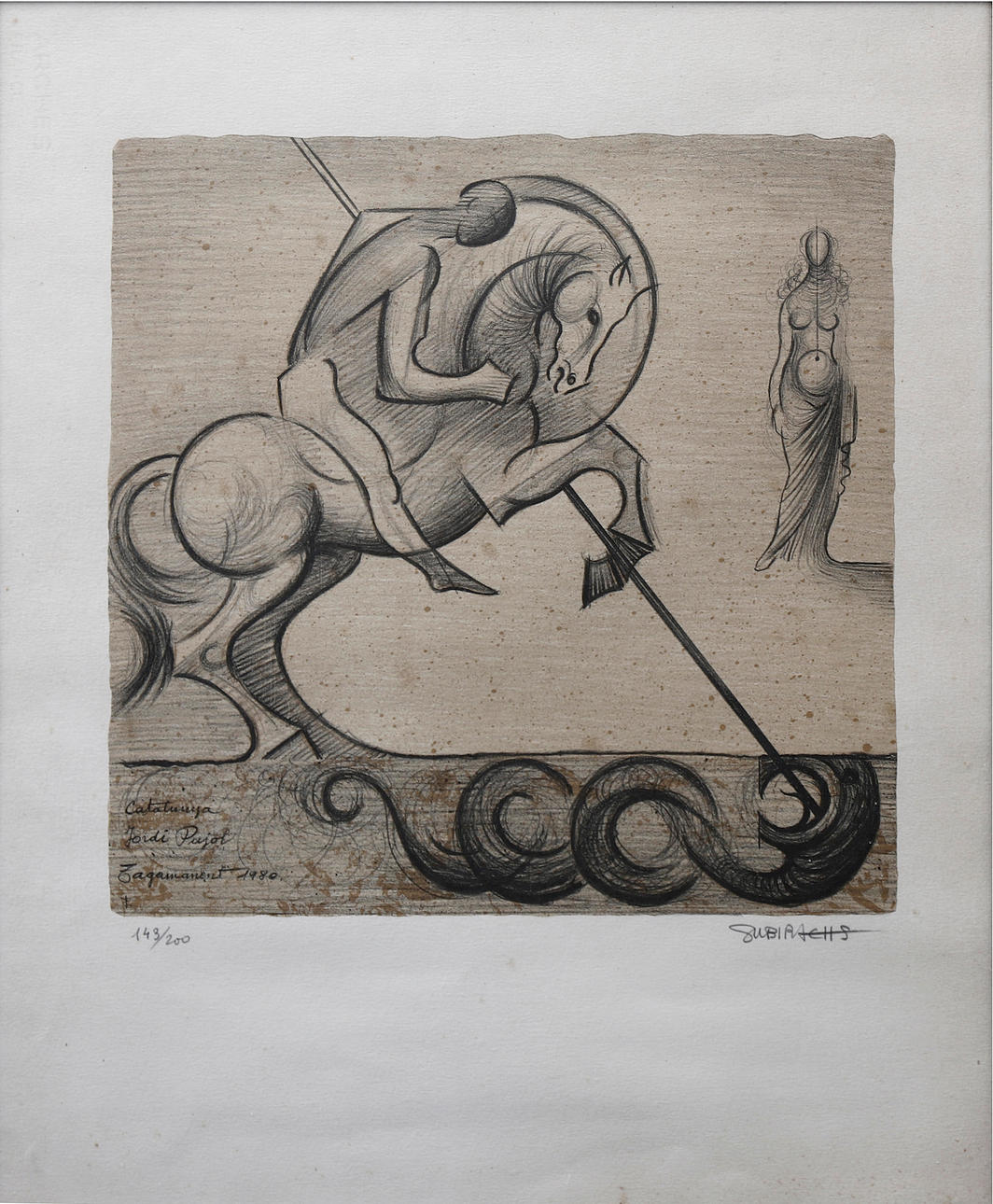 JOSEP MARIA SUBIRACHS. San Jorge.