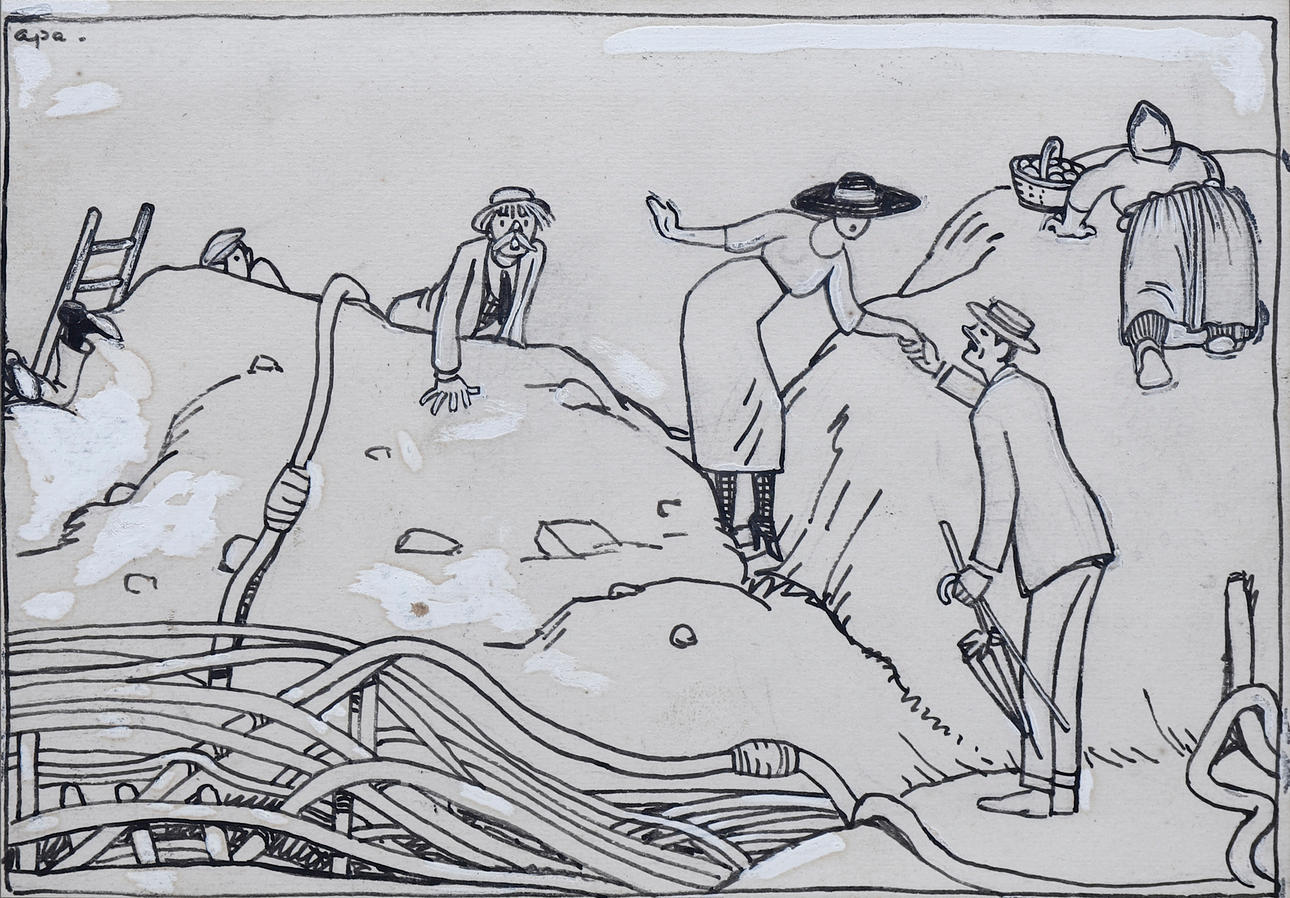 FELIU ELIAS BRACONS, "APA". Sin título.