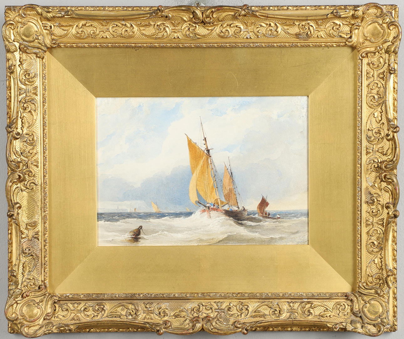 CIRCLE OF JOHN SELL COTMAN (1782-1842). BREASTING THE WAVES.