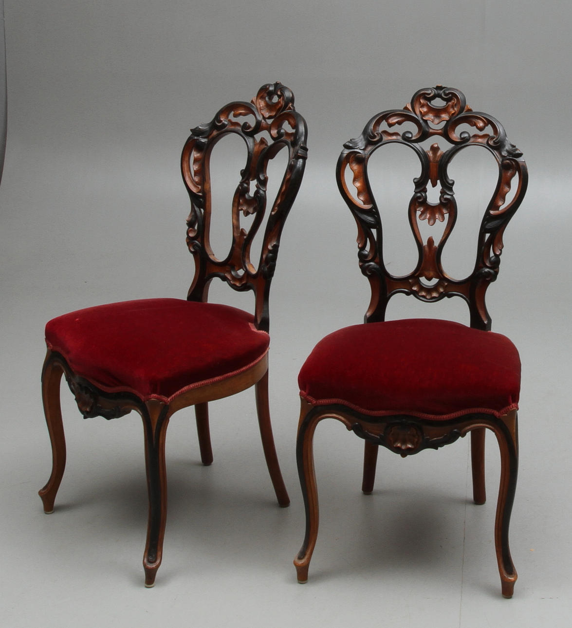 STOLAR 2 st, nyrokoko, omkring 1900.