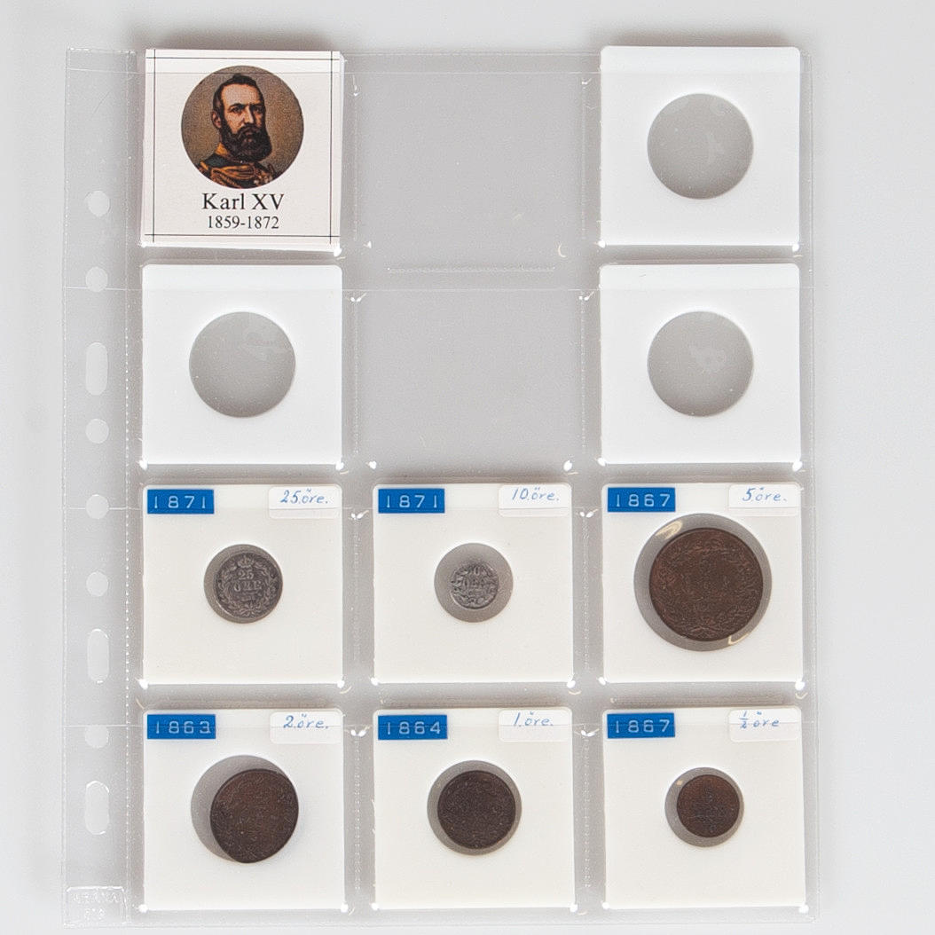 CARLOS XV. 6 monedas.