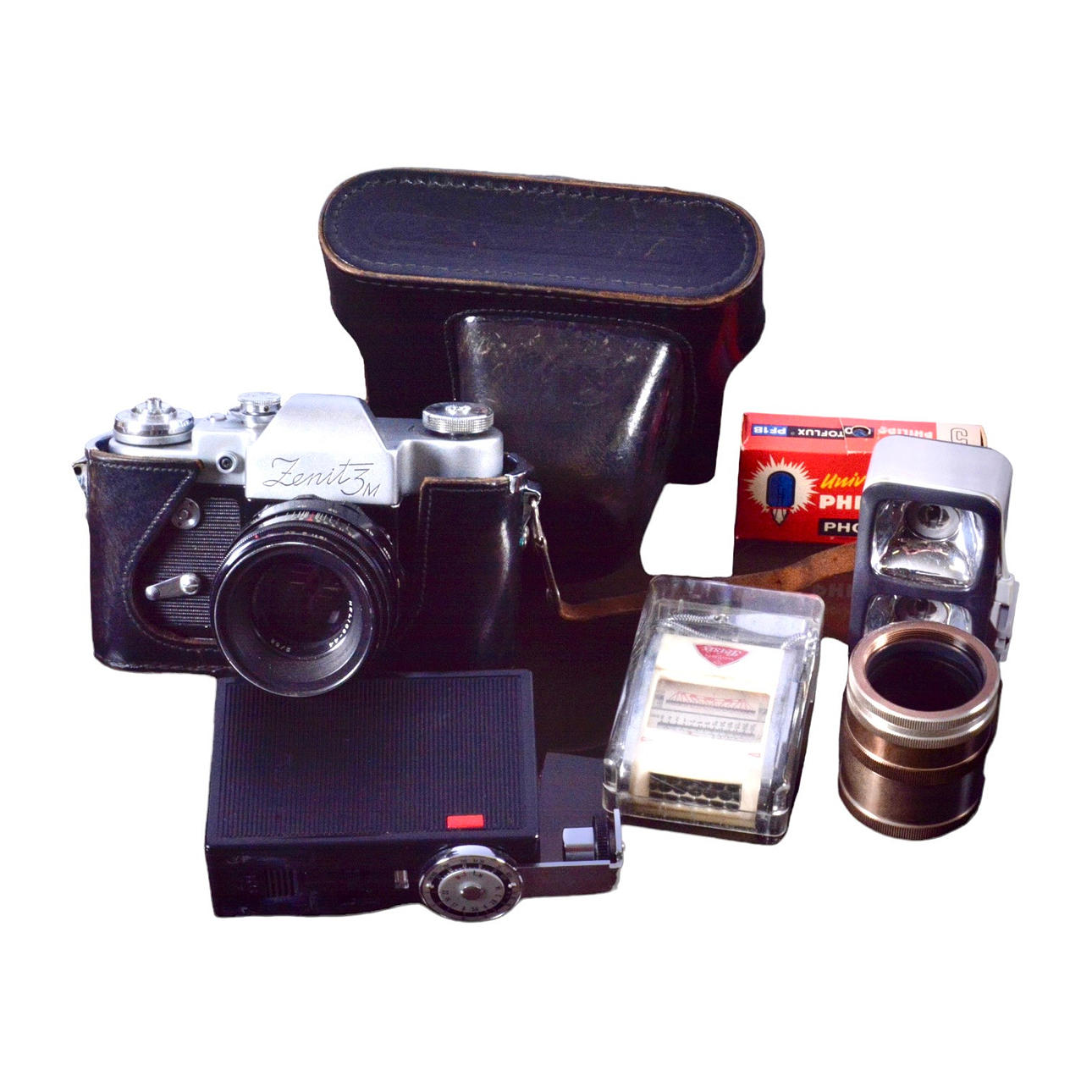KAMERA, mit Objektiv, Zenith 3M, UdSSR.