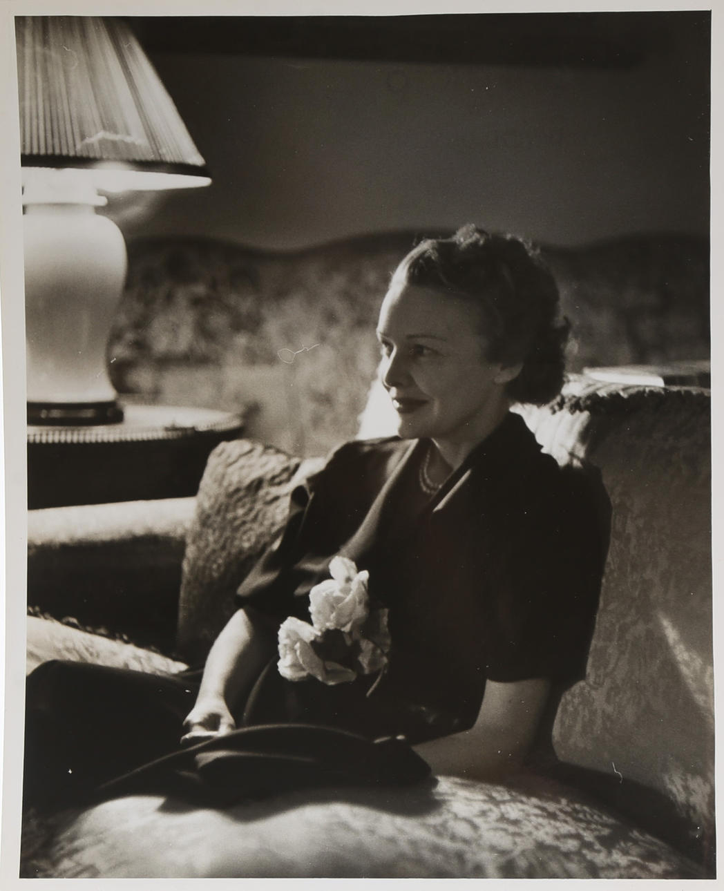 DAVID DOUGLAS DUNCAN. Madeleine Carroll, April 1951.