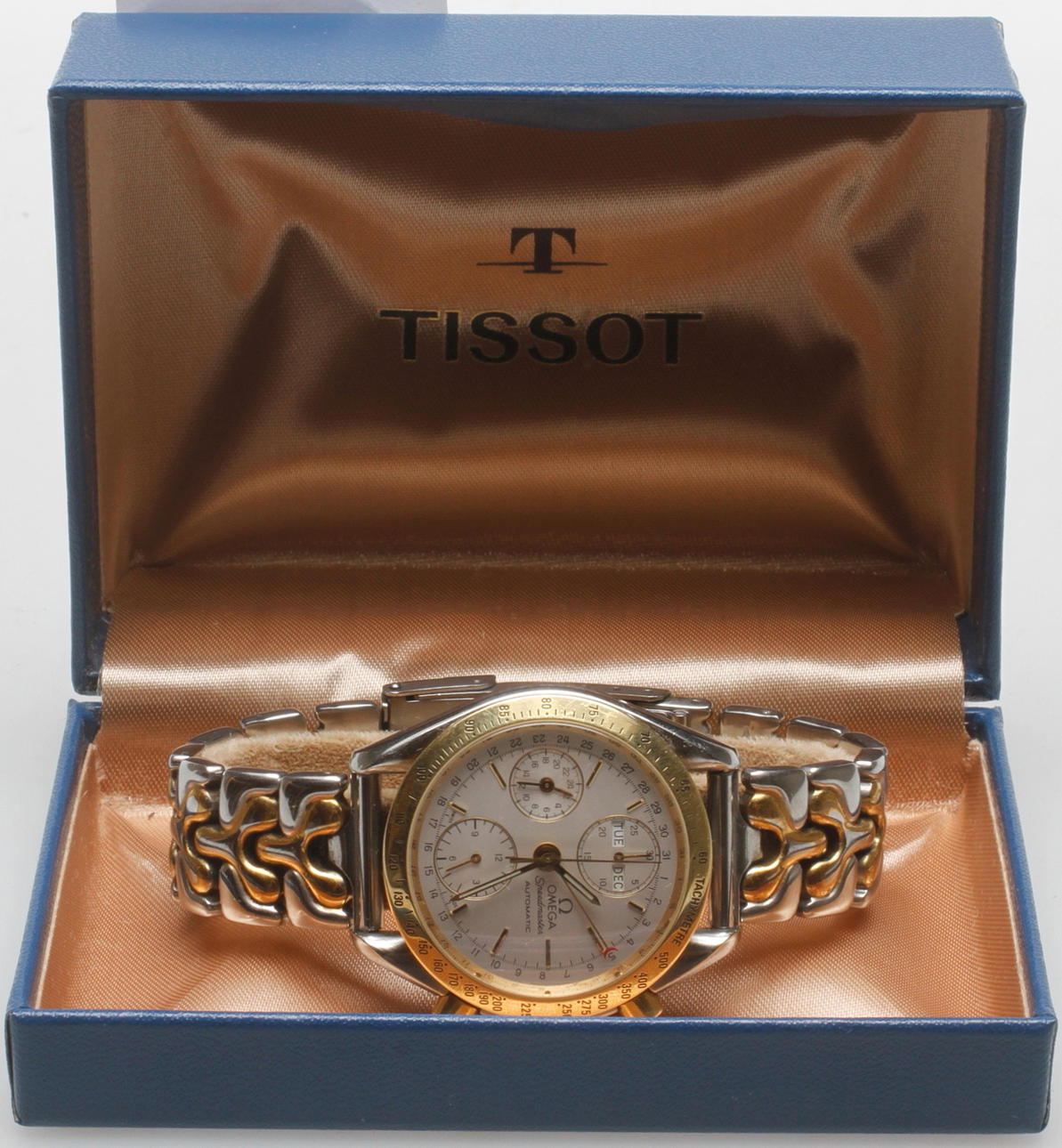 ARMBANDSUR OMEGA SPEEDMASTER, automatic, stål/guld.