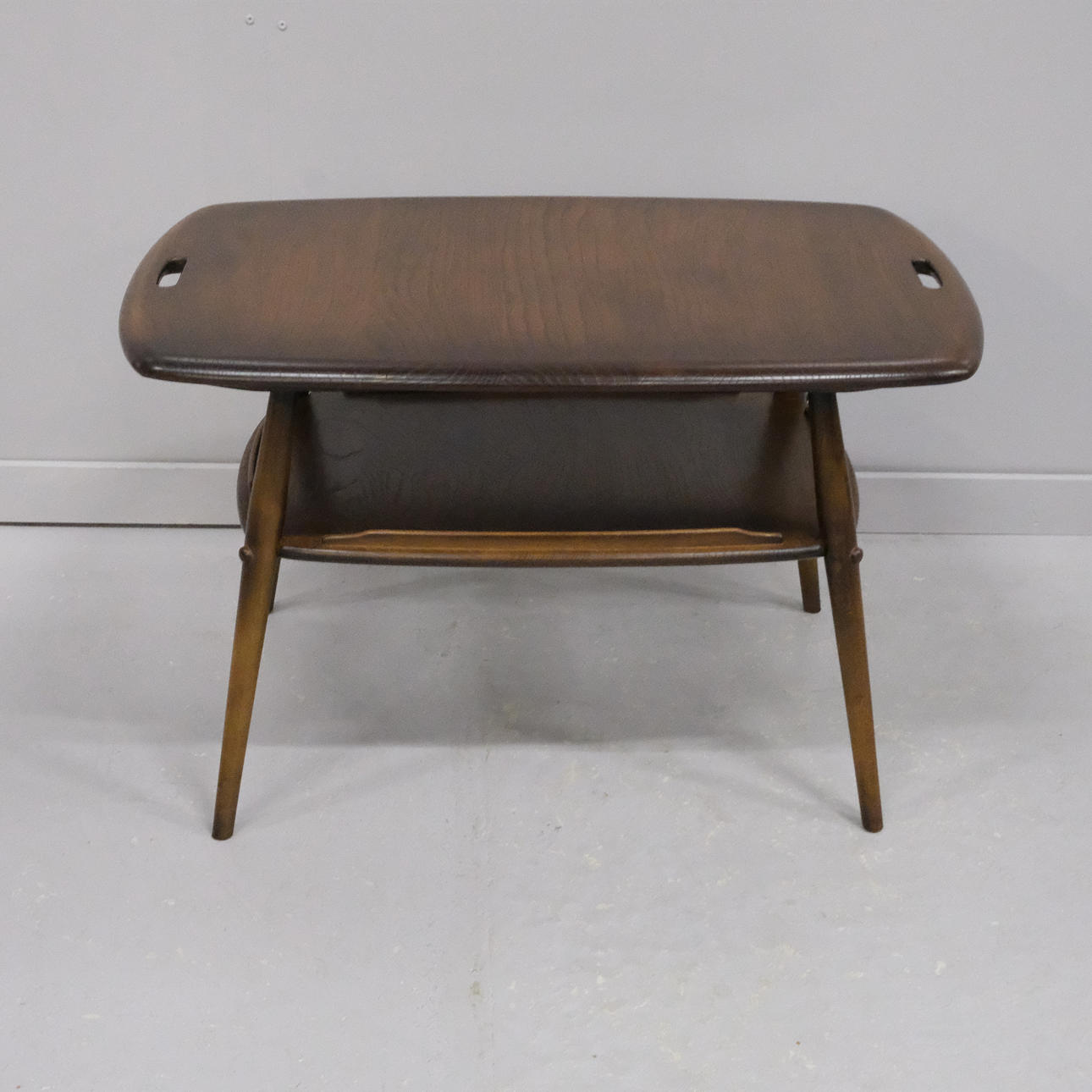 ERCOL. BUTLER'S TRAY. 1960s.