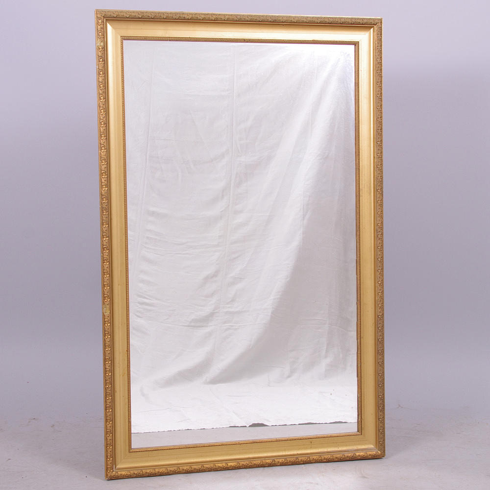 SPEGEL, förgylld/bronserad, 1900-tal.