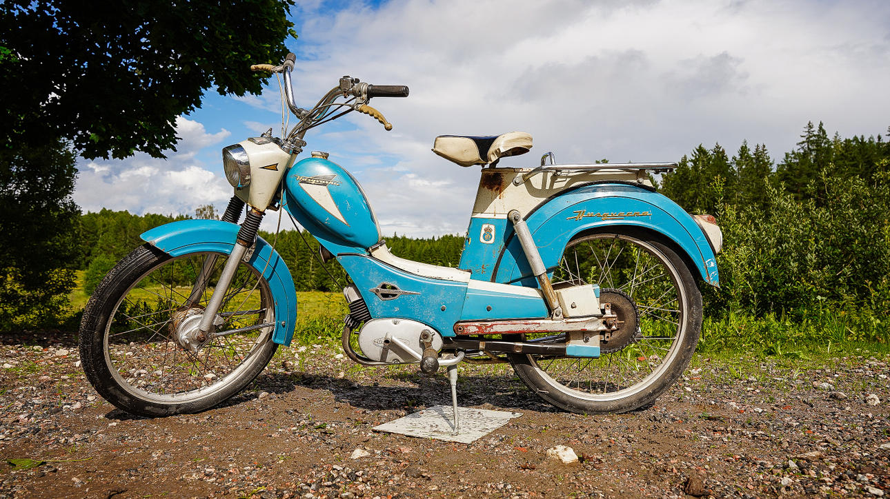 HUSQVARNA, moped, modell Lux, 1960-tal.