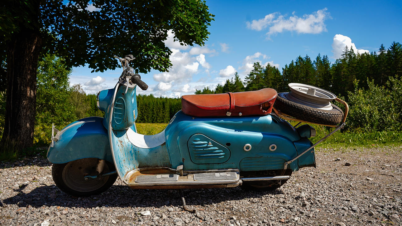 ZÜNDAPP, motorcykel, model Bella, årgang 1958.