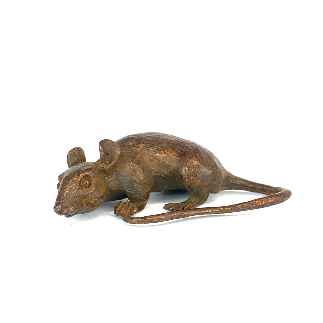 RATA DE BRONCE ORIENTAL.
