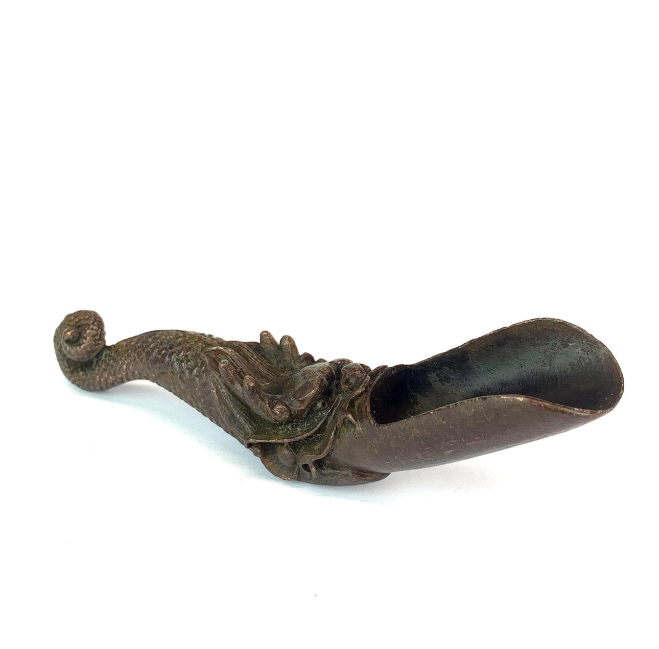 CHINESE BRONZE LADLE.