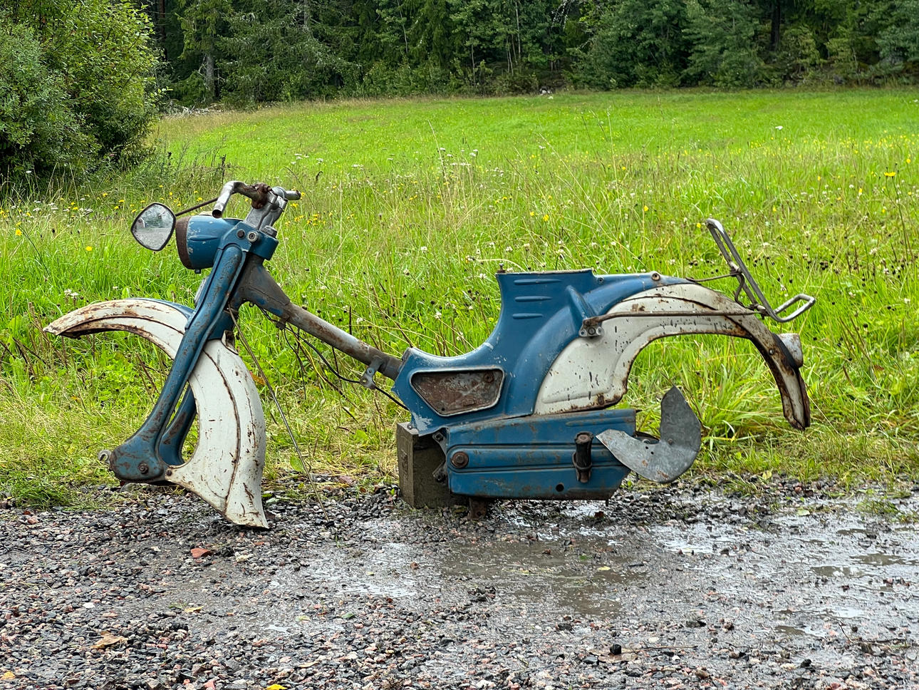 Zündapp, moped, enbart ram.